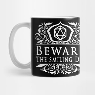 Beware The Smiling Dm - Dungeon Master Print Mug